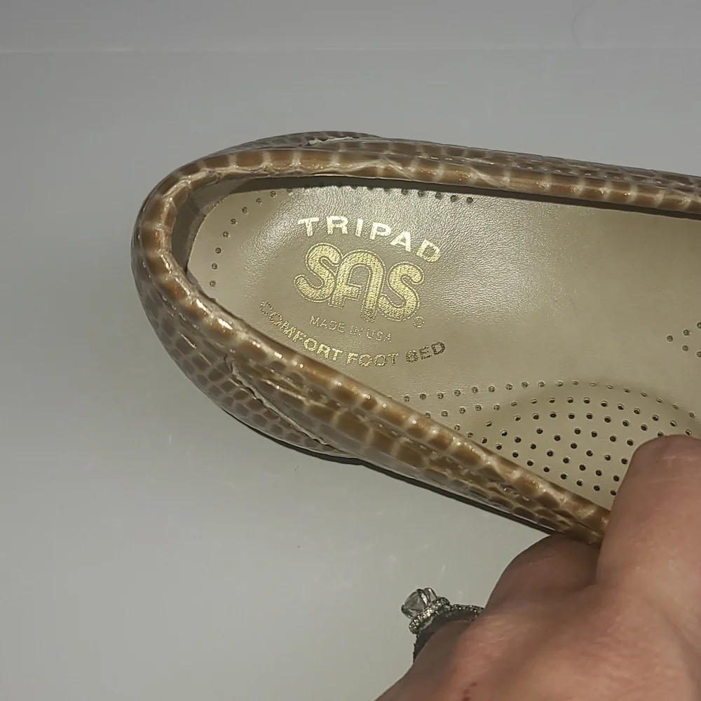 SAS Simplify Croc Print Tripad Comfort Loafers
